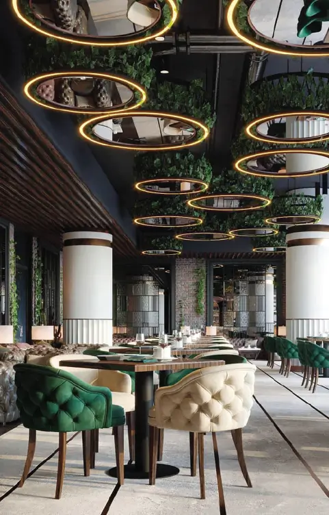 best luxury RESTAURANT interior design company in bangladesh